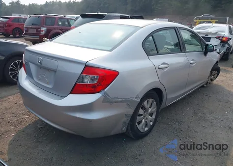 2012 Honda Civic Lx из США, поврежденный, VIN 2HGFB2F59CH583396